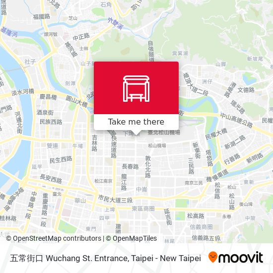 五常街口 Wuchang St. Entrance地圖