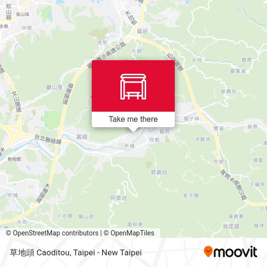 草地頭 Caoditou map