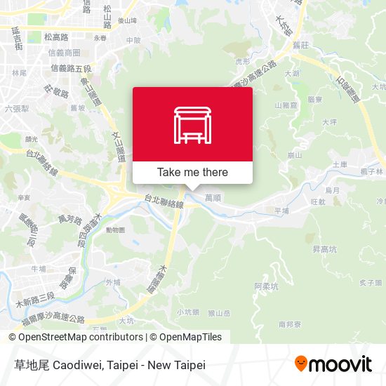 草地尾 Caodiwei地圖