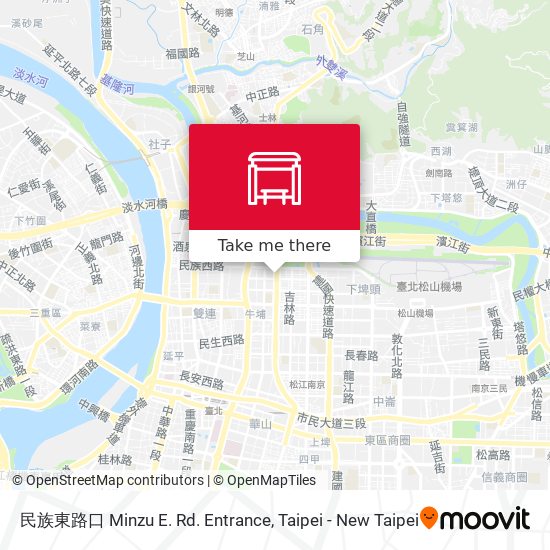 民族東路口 Minzu E. Rd. Entrance地圖