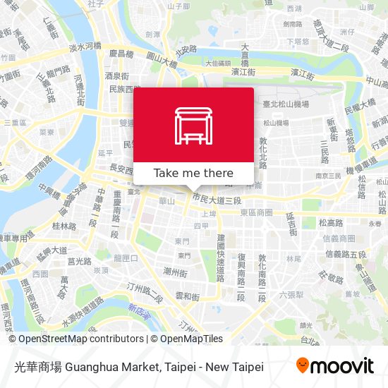 光華商場 Guanghua Market map