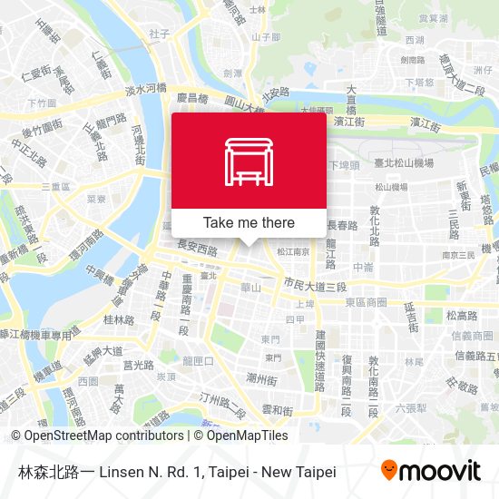 林森北路一 Linsen N. Rd. 1 map