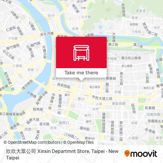 欣欣大眾公司 Xinxin Departmnt Store map