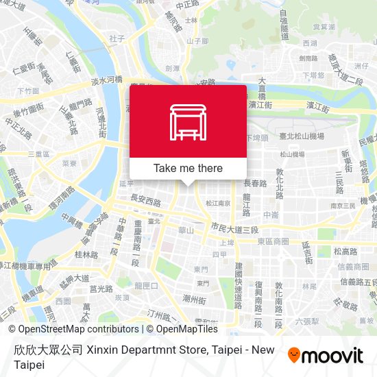 欣欣大眾公司 Xinxin Departmnt Store map