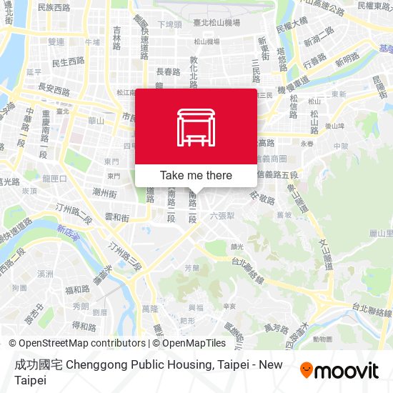 成功國宅 Chenggong Public Housing map