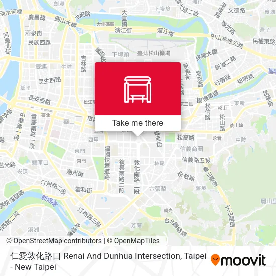 仁愛敦化路口 Renai And Dunhua Intersection地圖