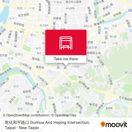 敦化和平路口 Dunhua And Heping Intersection地圖