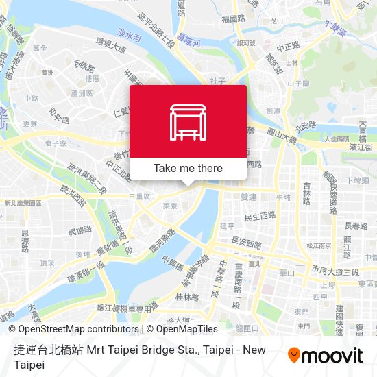 捷運台北橋站 Mrt Taipei Bridge Sta.地圖