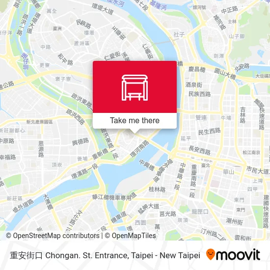 重安街口 Chongan. St. Entrance map
