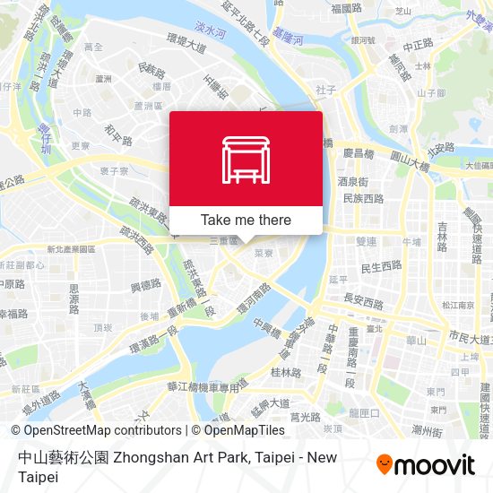 中山藝術公園 Zhongshan Art Park map