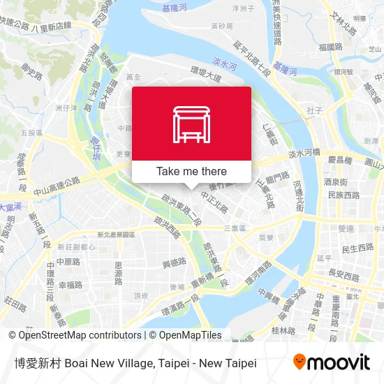 博愛新村 Boai New Village map