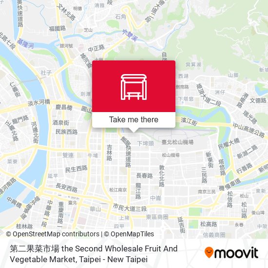 第二果菜市場 the Second Wholesale Fruit And Vegetable Market map