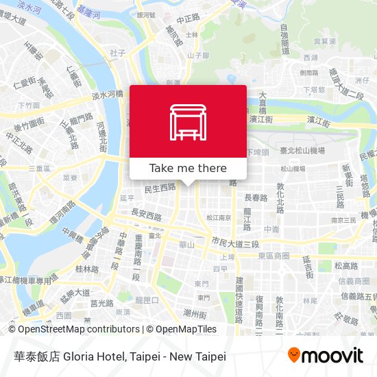 華泰飯店 Gloria Hotel map