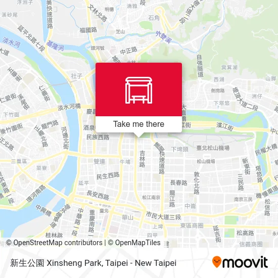 新生公園 Xinsheng Park map