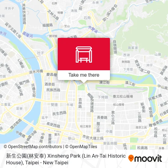 新生公園(林安泰) Xinsheng Park (Lin An-Tai Historic House) map