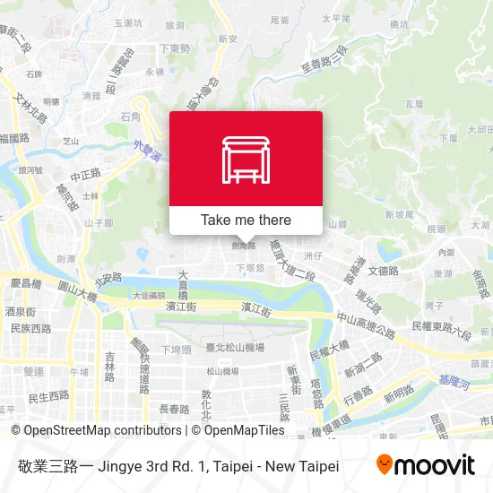敬業三路一 Jingye 3rd Rd. 1 map