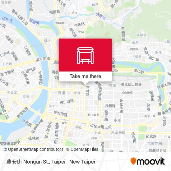 農安街 Nongan St. map