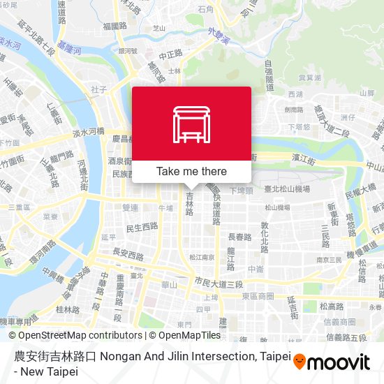 農安街吉林路口 Nongan And Jilin Intersection map