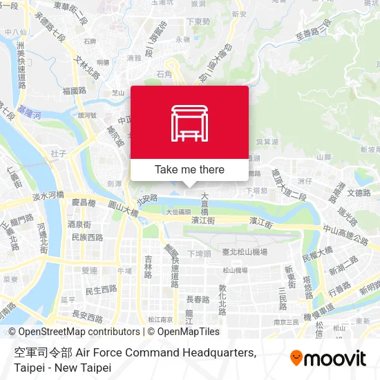 空軍司令部 Air Force Command Headquarters地圖