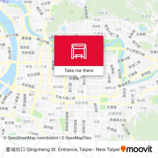 慶城街口 Qingcheng St. Entrance地圖