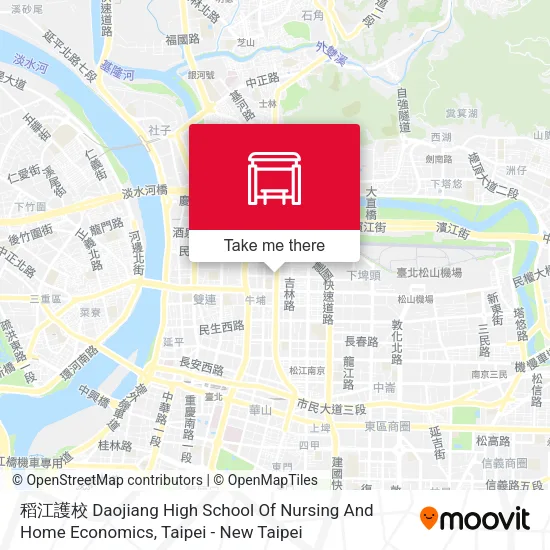 稻江護校 Daojiang High School Of Nursing And Home Economics地圖
