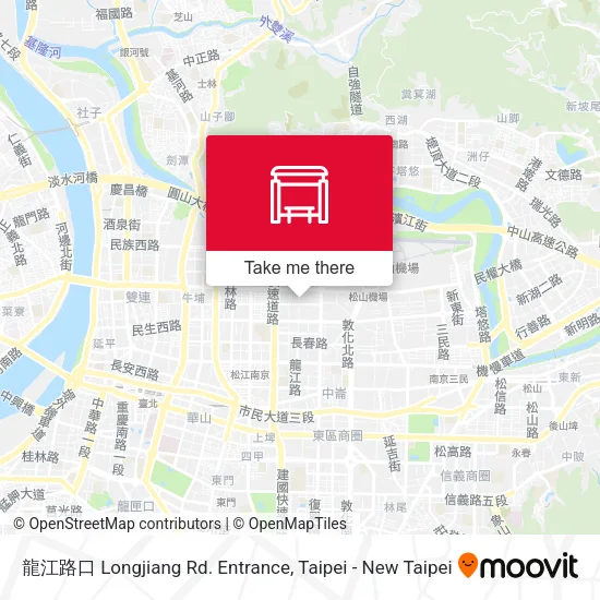 龍江路口 Longjiang Rd. Entrance map