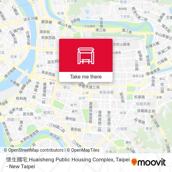 懷生國宅 Huaisheng Public Housing Complex map