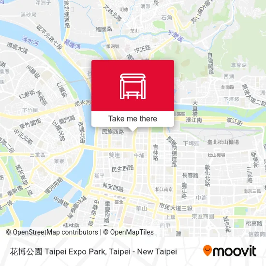 花博公園 Taipei Expo Park map