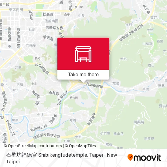 石壁坑福德宮 Shibikengfudetemple地圖