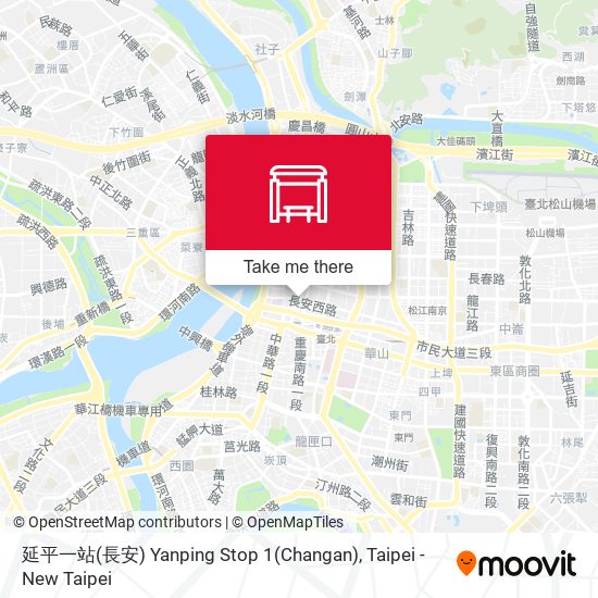 延平一站(長安) Yanping Stop 1(Changan) map