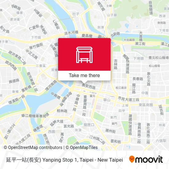 延平一站(長安) Yanping Stop 1地圖