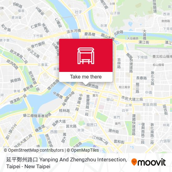延平鄭州路口 Yanping And Zhengzhou Intersection map