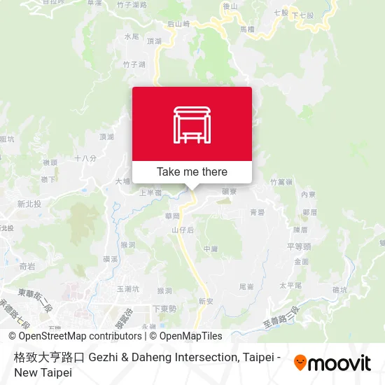 格致大亨路口 Gezhi & Daheng Intersection map