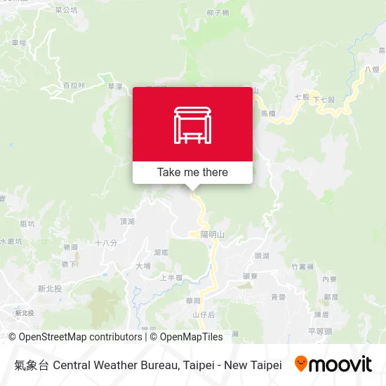 氣象台 Central Weather Bureau map