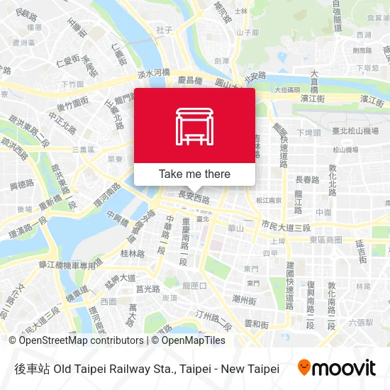 後車站 Old Taipei Railway Sta.地圖