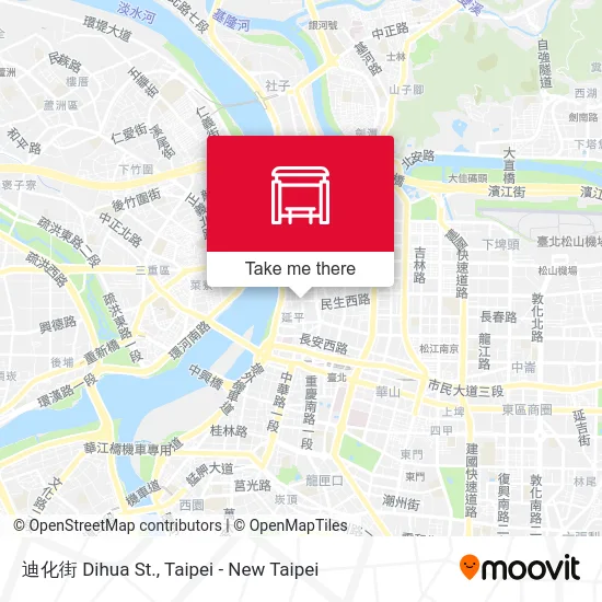 迪化街 Dihua St. map