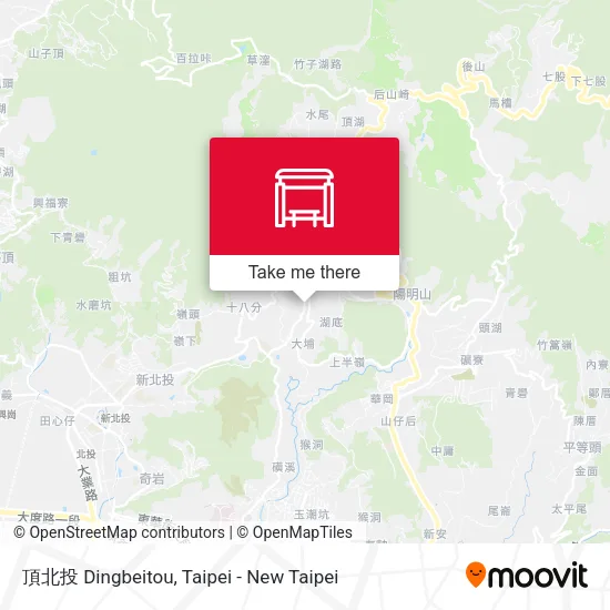 頂北投 Dingbeitou地圖