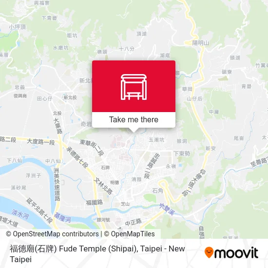 福德廟(石牌) Fude Temple (Shipai)地圖