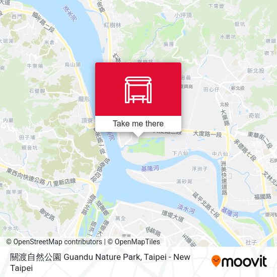 關渡自然公園 Guandu Nature Park地圖