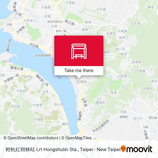 輕軌紅樹林站 Lrt Hongshulin Sta.地圖