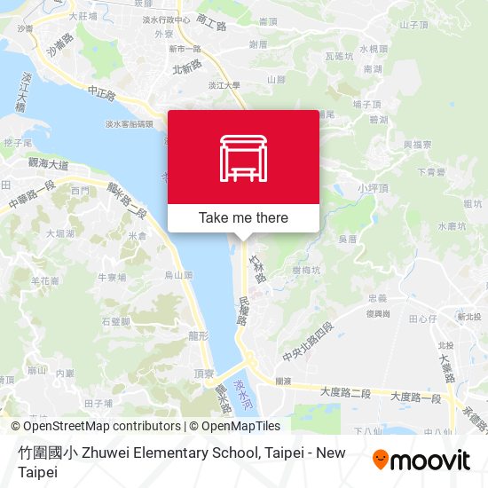 竹圍國小 Zhuwei Elementary School map