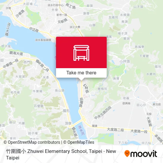 竹圍國小 Zhuwei Elementary School地圖