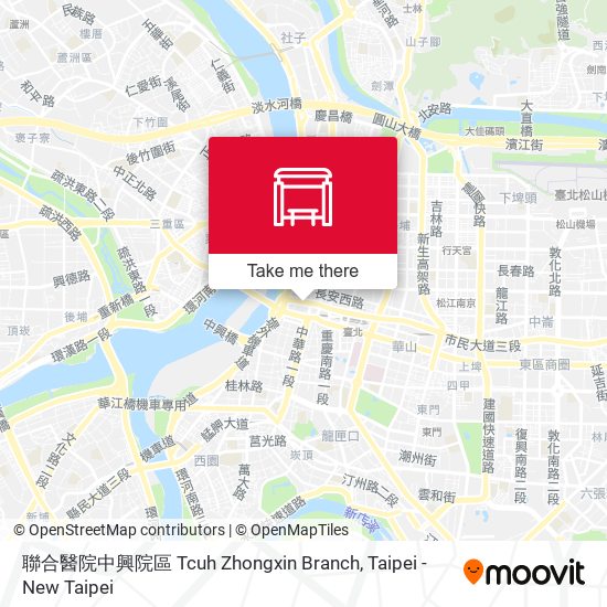 聯合醫院中興院區 Tcuh Zhongxin Branch map