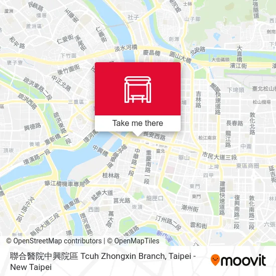 聯合醫院中興院區 Tcuh Zhongxin Branch map