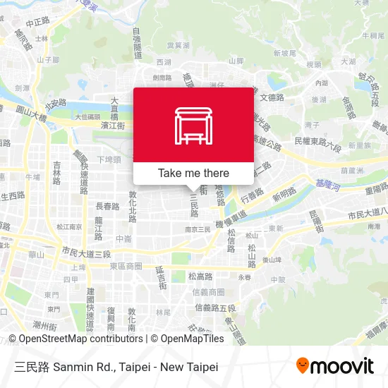 三民路 Sanmin Rd. map