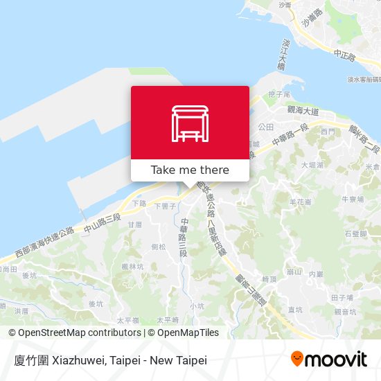 廈竹圍 Xiazhuwei map