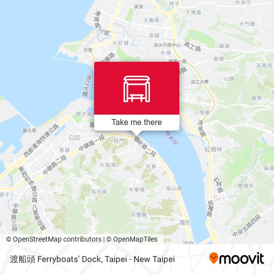 渡船頭 Ferryboats' Dock地圖
