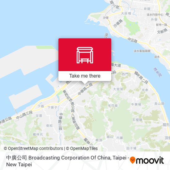 中廣公司 Broadcasting Corporation Of China地圖