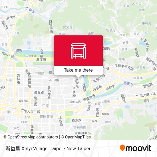 新益里 Xinyi Village map