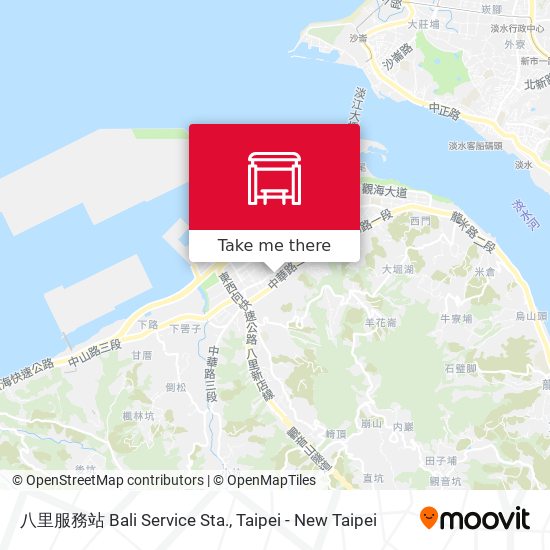 八里服務站 Bali Service Sta. map